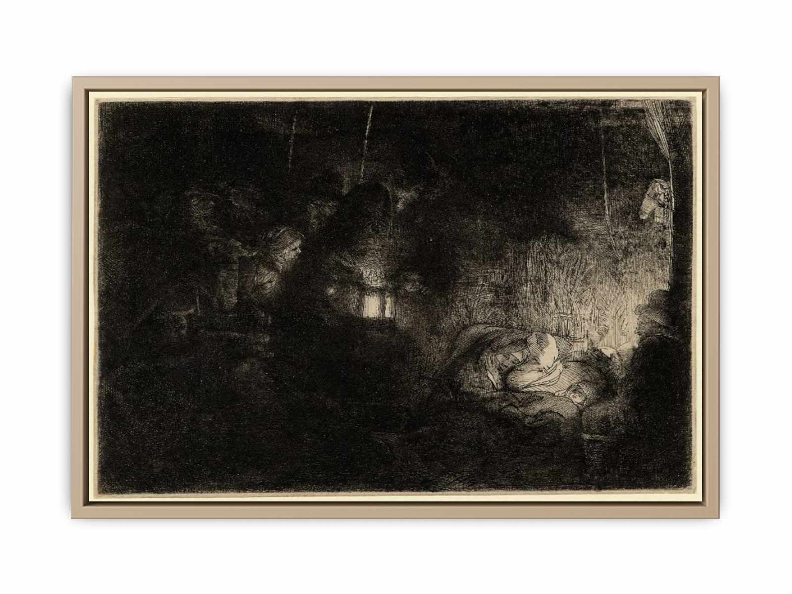 The Adoration Of The Shepherds A Night Piece 2 Painting