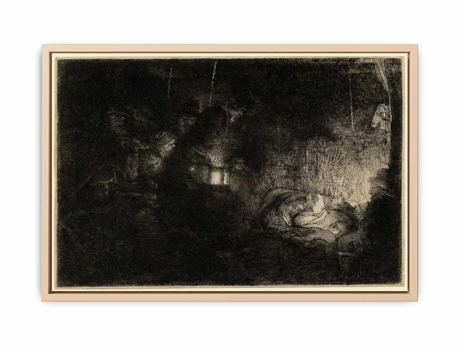 The Adoration Of The Shepherds A Night Piece 2 Painting