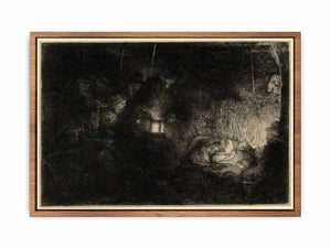 The Adoration Of The Shepherds A Night Piece 2 Painting