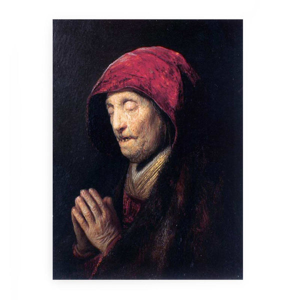 Old Woman Praying
 Painting