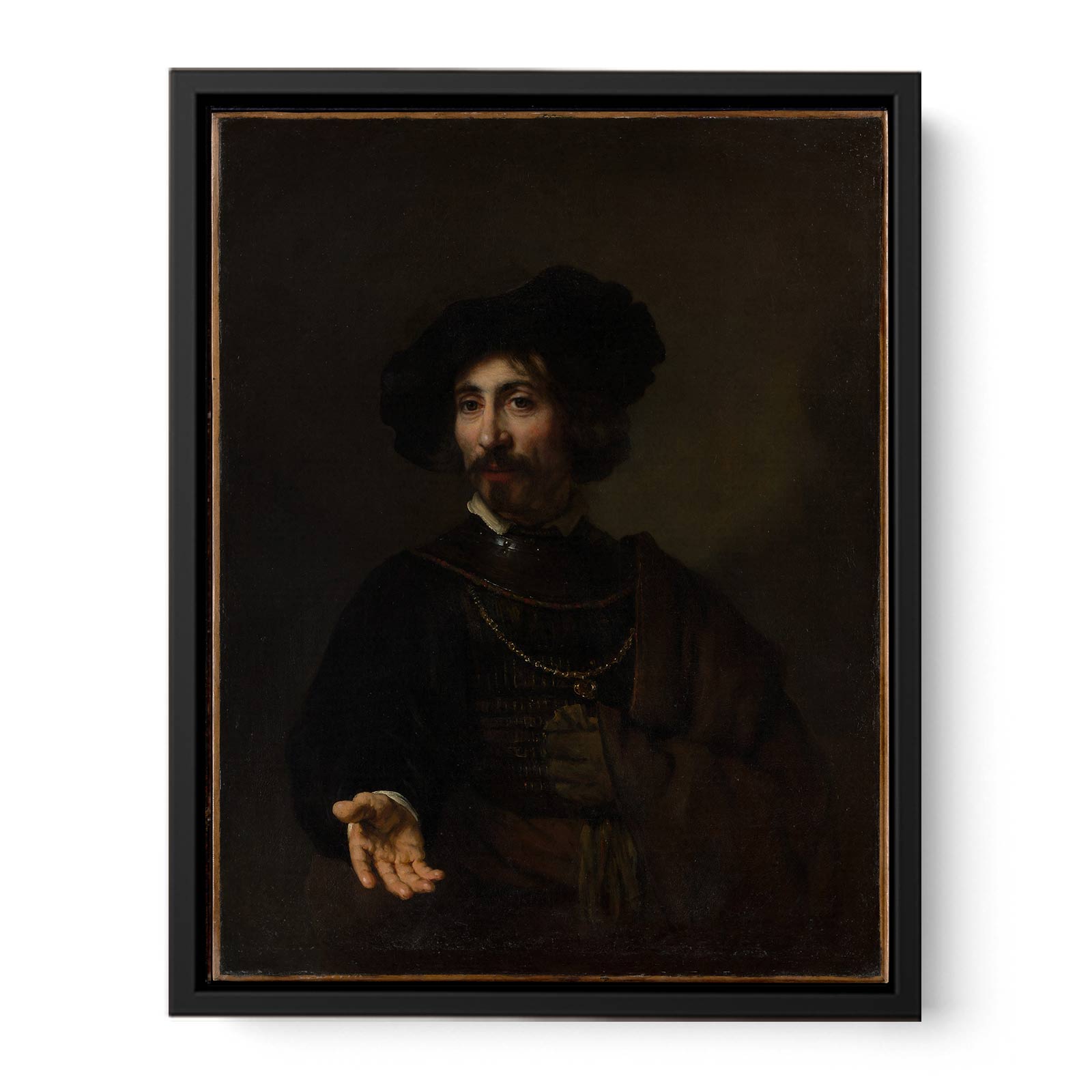 Man with a Steel Gorget Painting