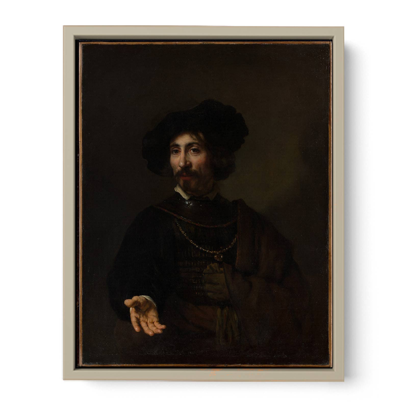 Man with a Steel Gorget Painting