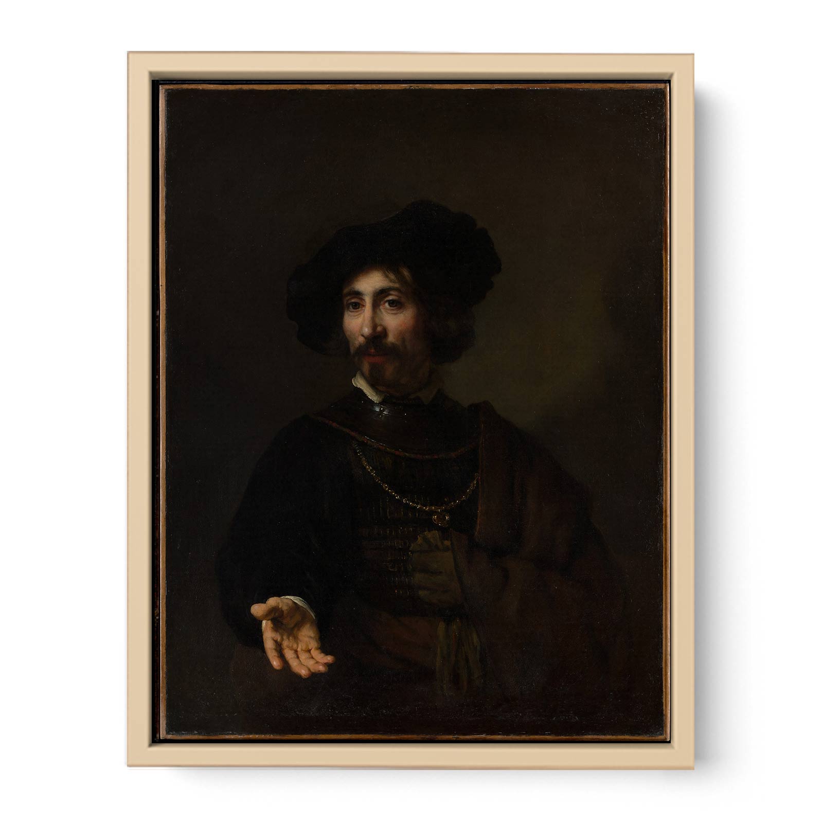 Man with a Steel Gorget Painting