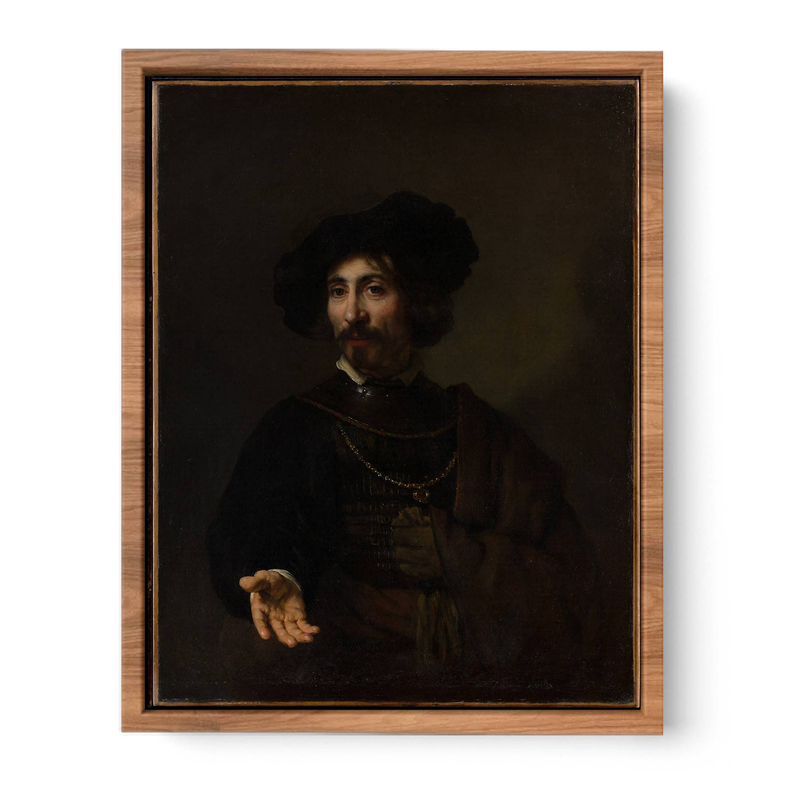 Man with a Steel Gorget Painting
