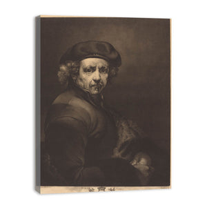 Rembrandt [Self Portrait], by Richard Earlom Painting