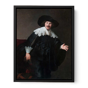 Portrait of a Man Rising from His Chair Painting