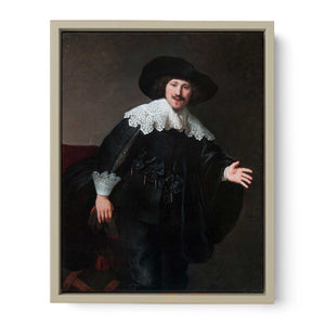 Portrait of a Man Rising from His Chair Painting