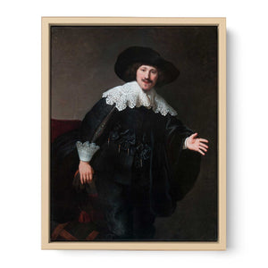 Portrait of a Man Rising from His Chair Painting