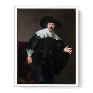 Portrait of a Man Rising from His Chair Painting