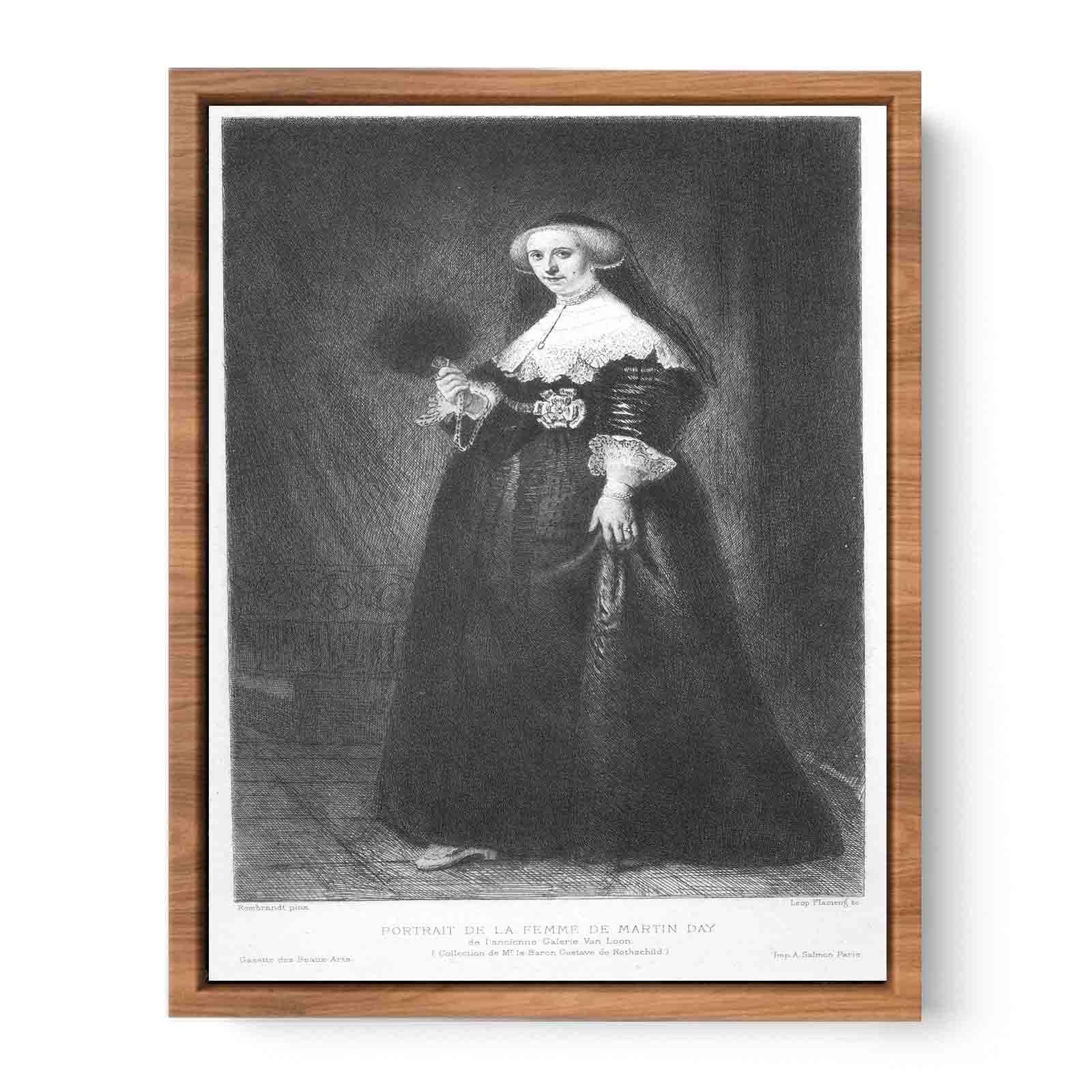 Portrait of Oopjen Coppit, Wife of Marten Soolmans Painting