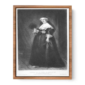 Portrait of Oopjen Coppit, Wife of Marten Soolmans Painting