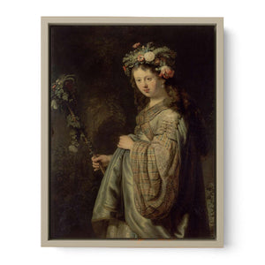 Saskia as Flora 1634 Painting