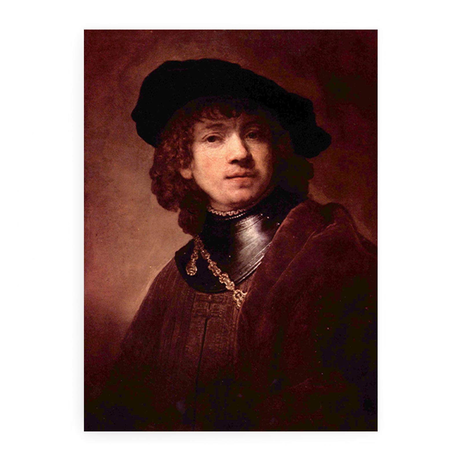 Self Portrait as a Young Man 1634 Painting