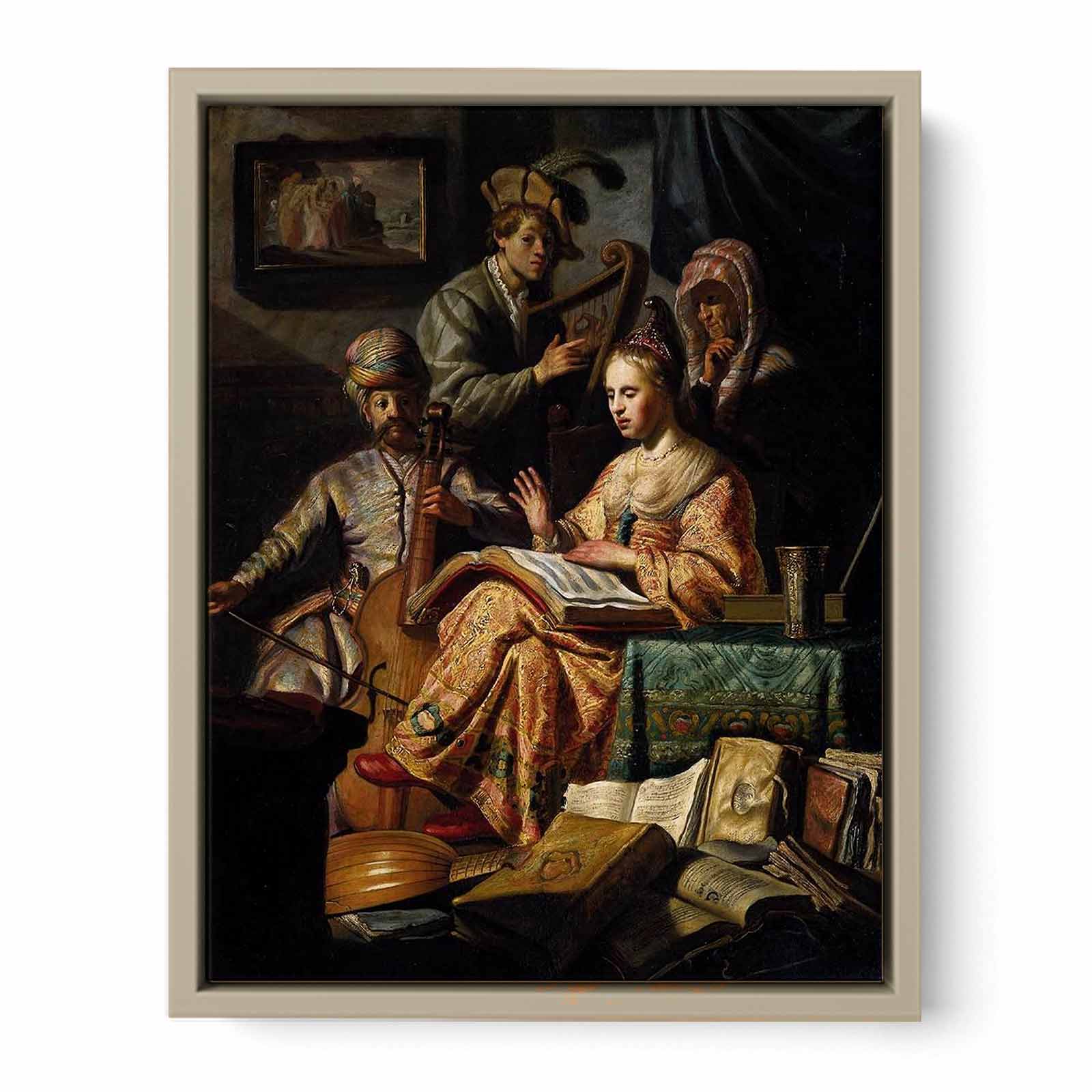 The Music Party 1626 Painting