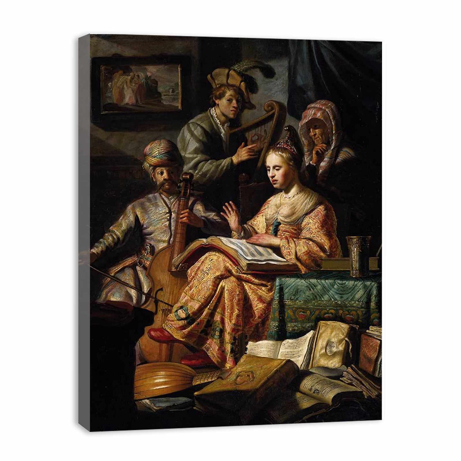 The Music Party 1626 Painting