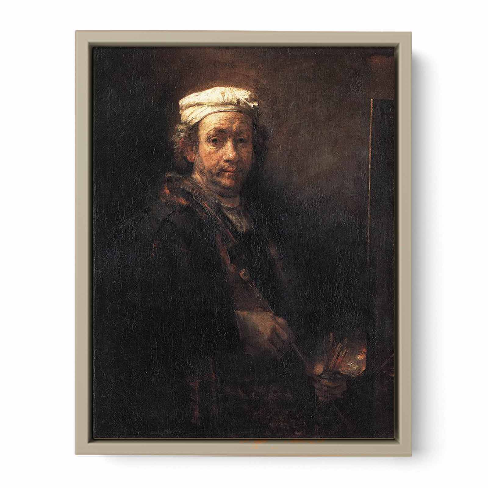 Portrait of the Artist at His Easel 1660 Painting