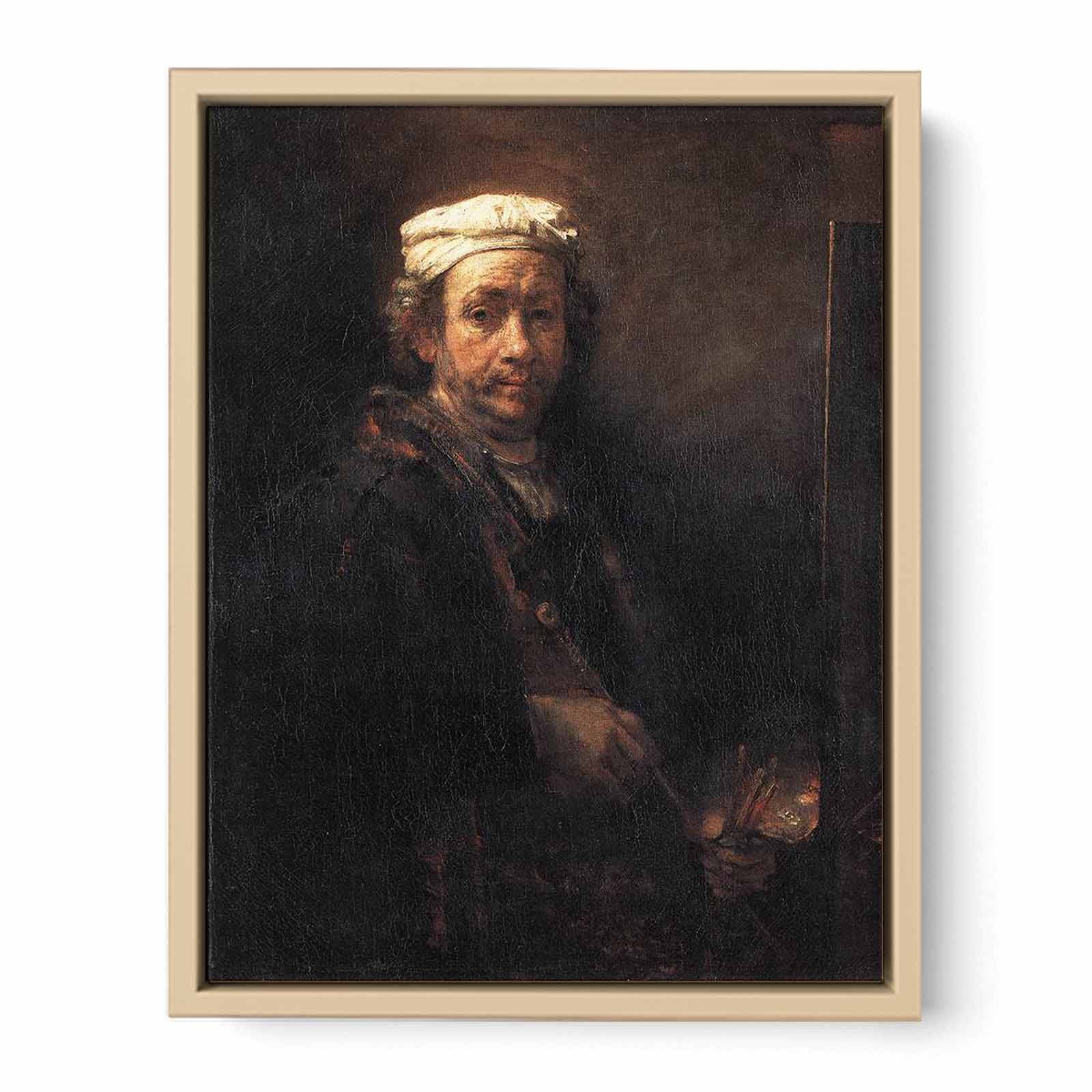 Portrait of the Artist at His Easel 1660 Painting