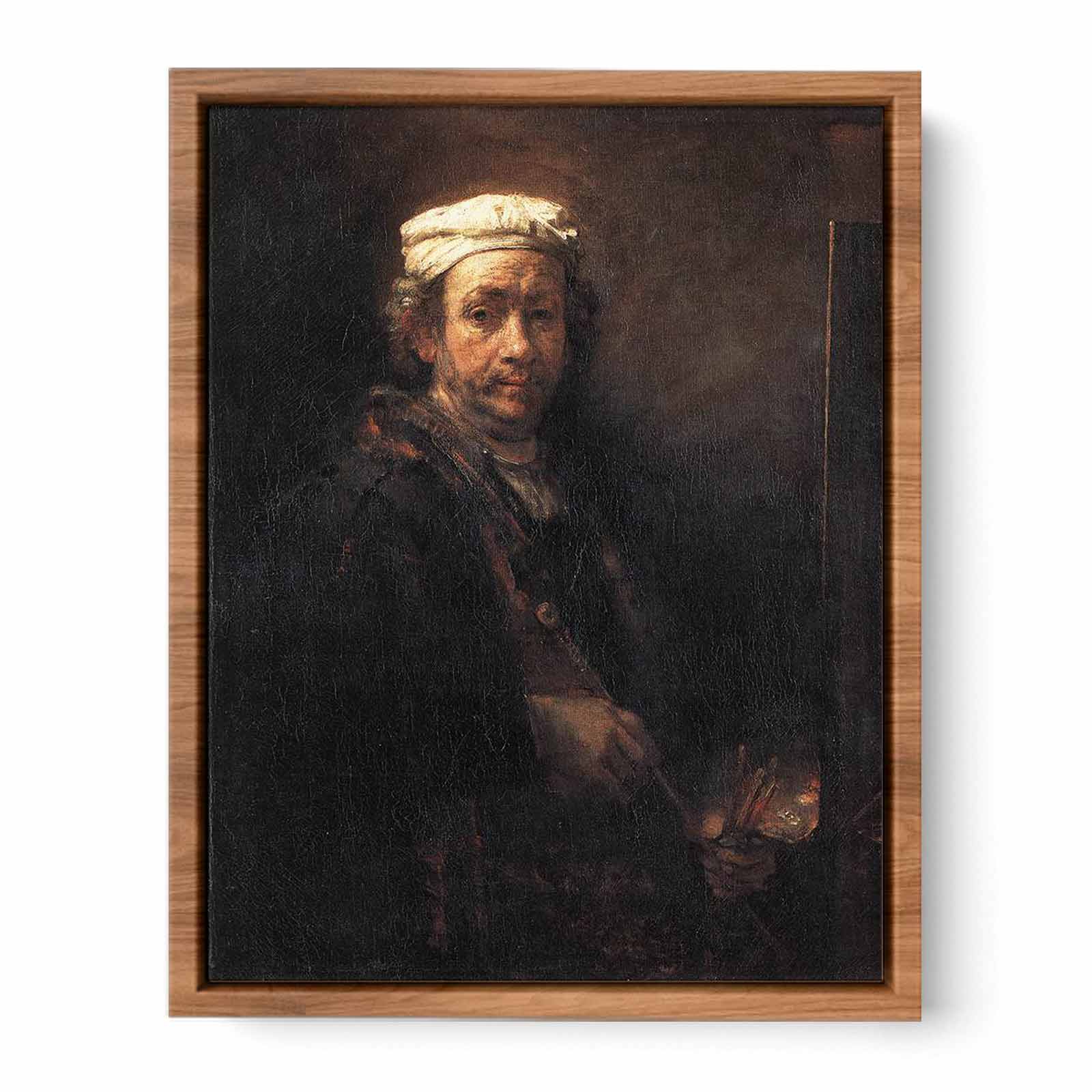 Portrait of the Artist at His Easel 1660 Painting