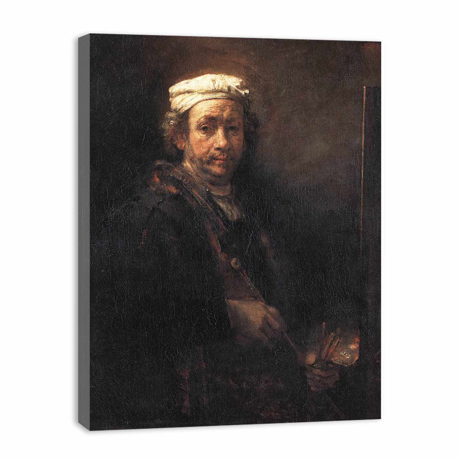 Portrait of the Artist at His Easel 1660 Painting