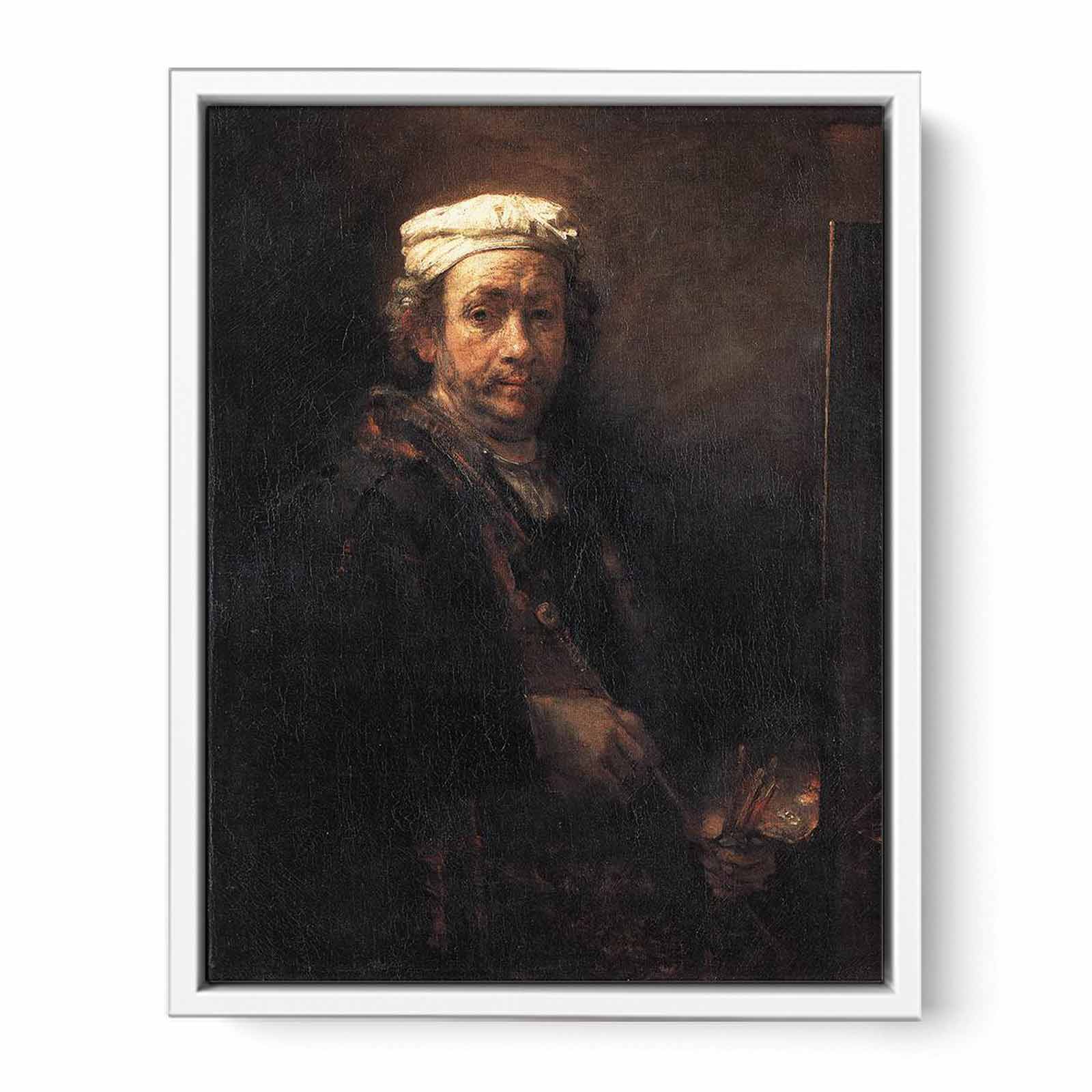 Portrait of the Artist at His Easel 1660 Painting