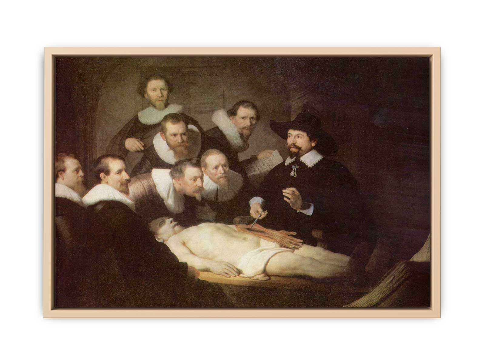 The Anatomy Lecture of Dr. Nicolaes Tulp 1632 Painting