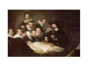 The Anatomy Lecture of Dr. Nicolaes Tulp 1632 Painting