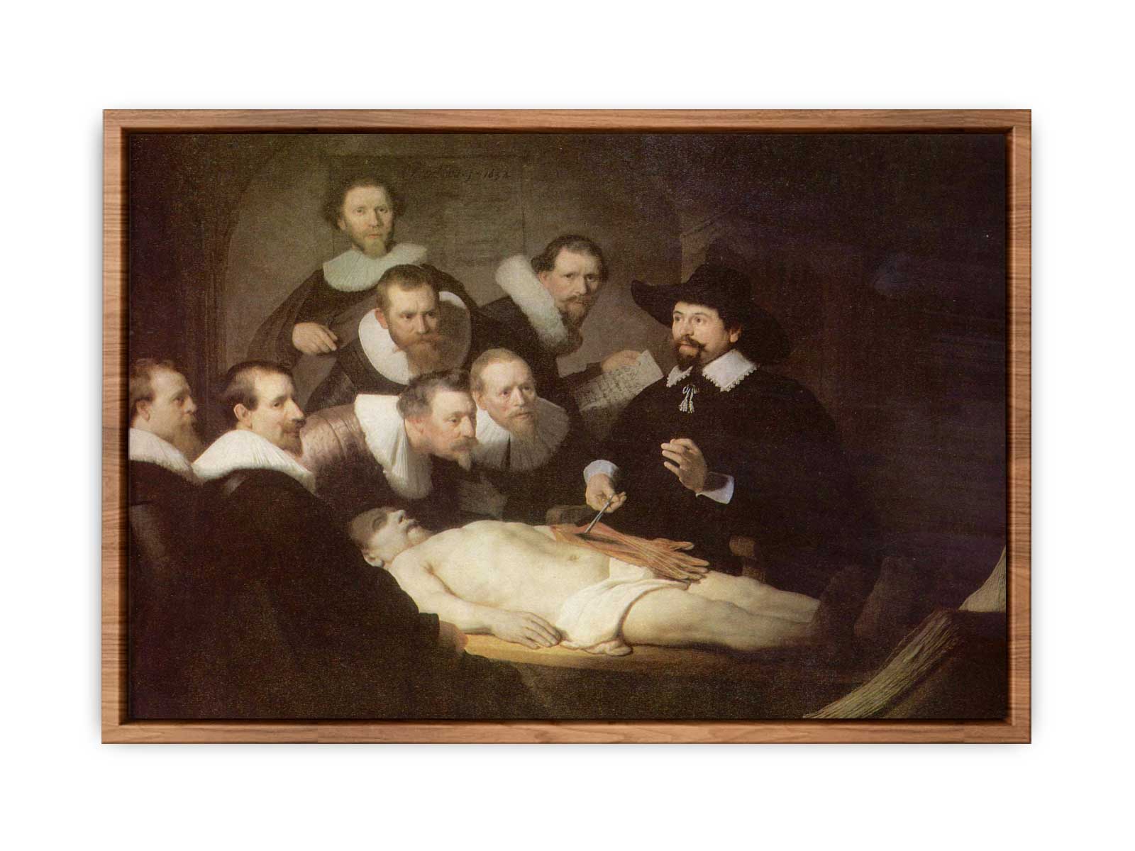 The Anatomy Lecture of Dr. Nicolaes Tulp 1632 Painting