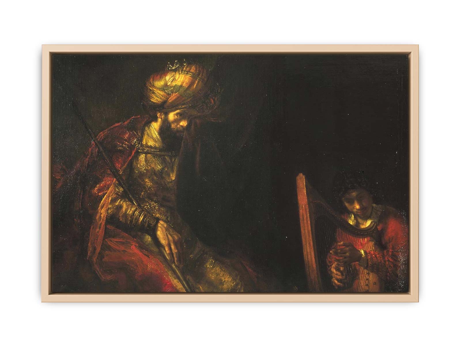Saul and David 1655-60 Painting