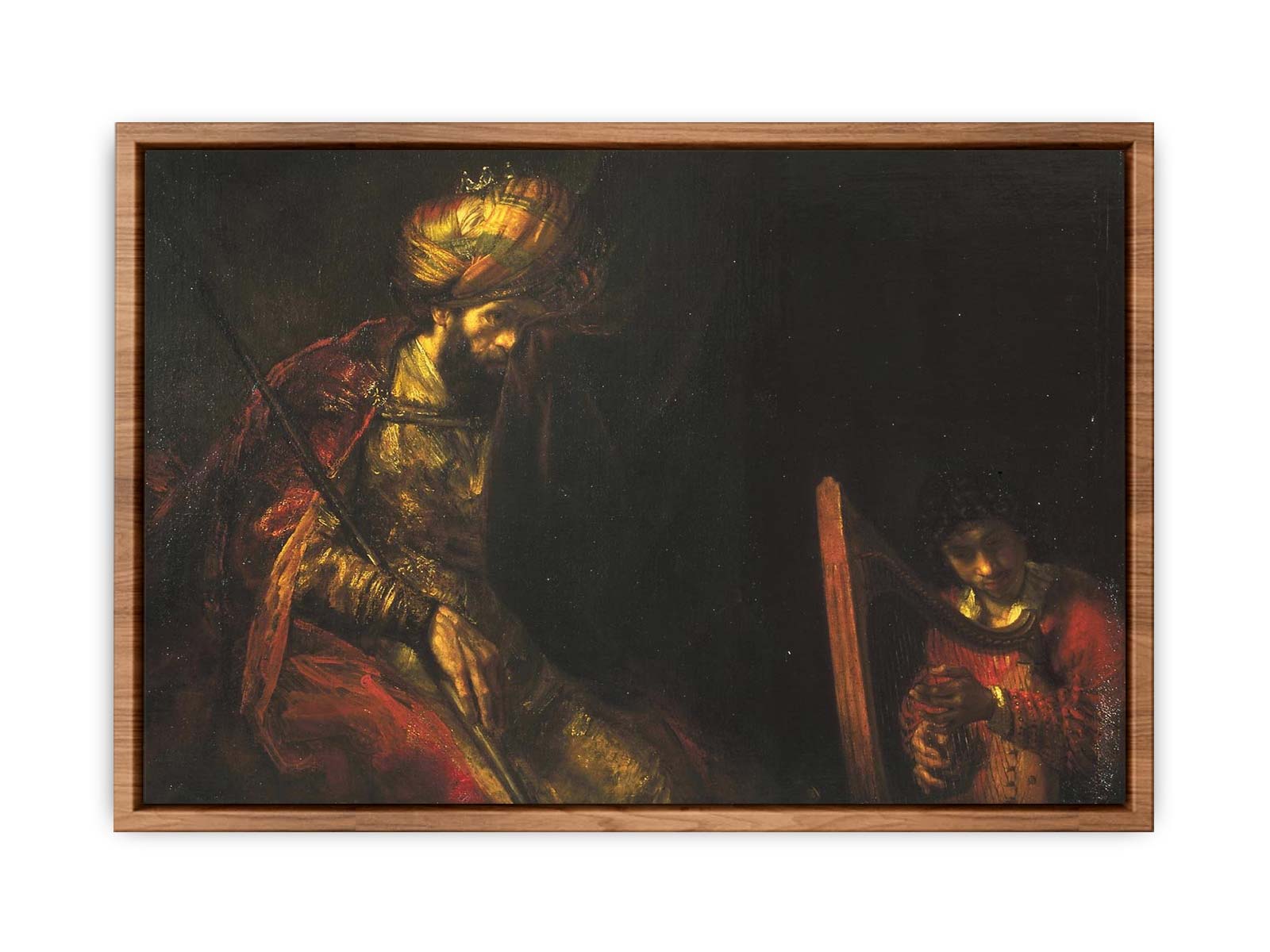 Saul and David 1655-60 Painting