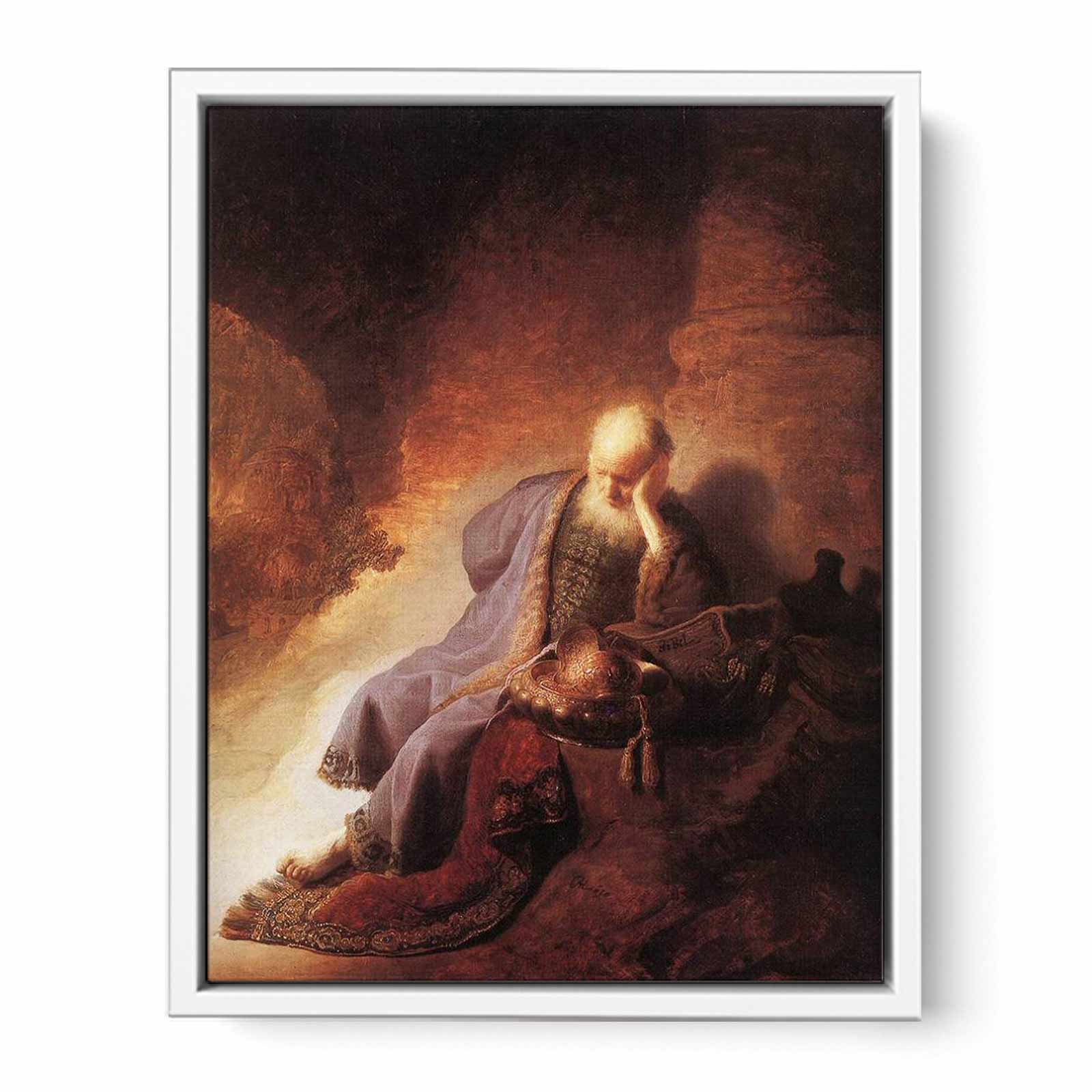 Prophet Jeremiah Lamenting the Destruction of Jerusalem Painting