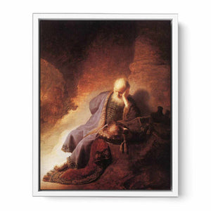 Prophet Jeremiah Lamenting the Destruction of Jerusalem Painting