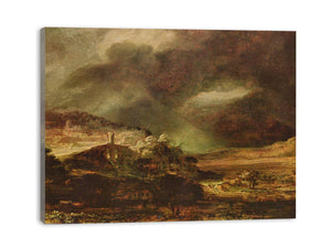 Paysage D'Orage Painting