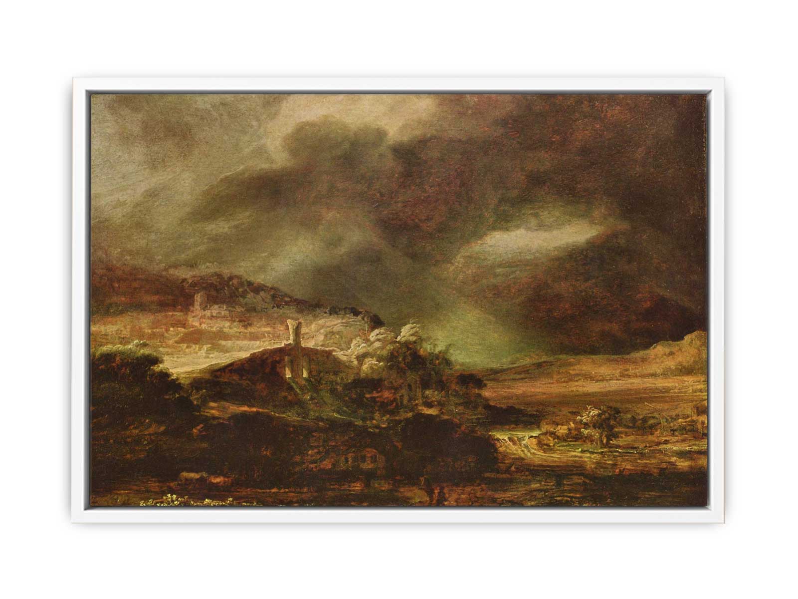 Paysage D'Orage Painting