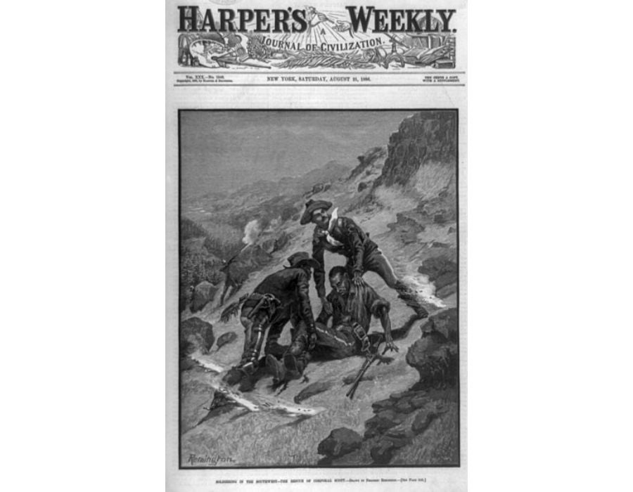 Soldiering in the Southwest-The Rescue of Corporal Scott 