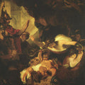 The Infant Hercules Strangling the Serpents sent by Hera 