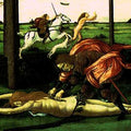 The Story of Nastagio degli Onesti (detail 1 of the second episode) c. 1483 