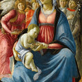 The Virgin And Child With Five Angels 