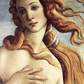 The Birth of Venus (detail 3) c. 1485 