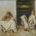 Two Arab Women Painting by John Singer Sargent