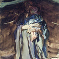 Bedouin Mother Painting by John Singer Sargent