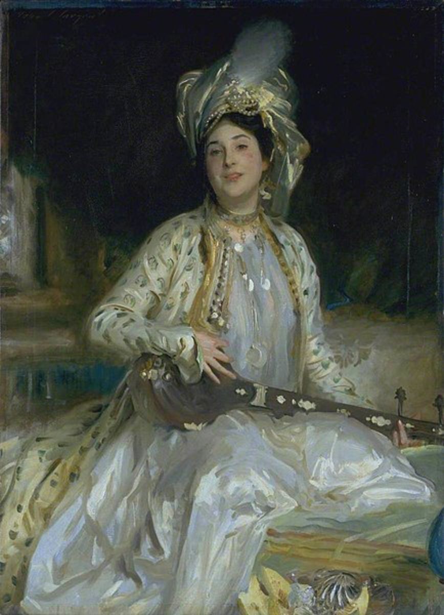 Almina, Daughter of Asher Wertheimer Painting by John Singer Sargent