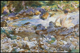 Mountain Stream Painting artwork preview