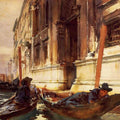 Gondoliers's Siesta Painting by John Singer Sargent