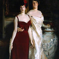Ena and Betty, Daughters of Asher and Mrs. Wertheimer Painting by John Singer Sargent
