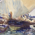 Melon Boats Painting by John Singer Sargent