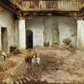 Moorish Courtyard Painting by John Singer Sargent