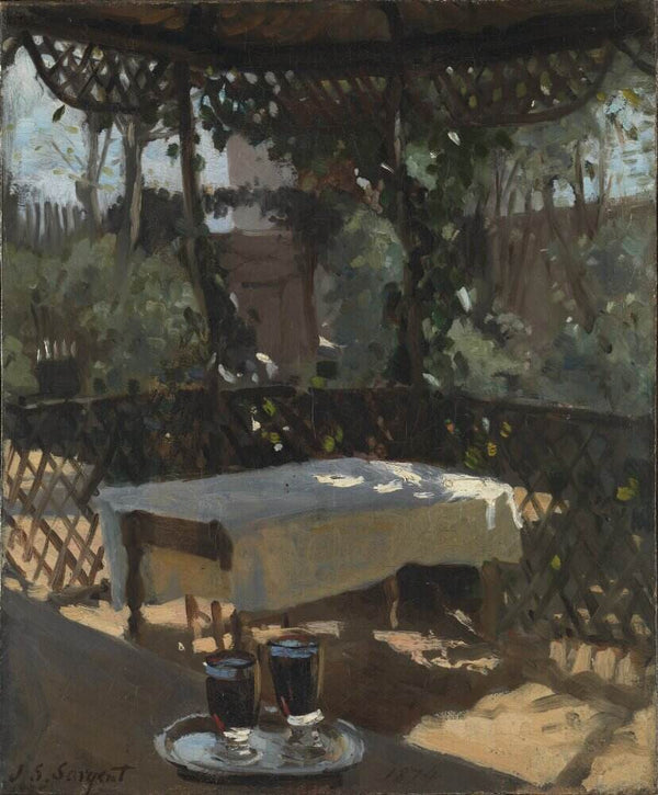 Wineglasses Painting by John Singer Sargent