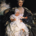 Mrs. Henry Phipps and Her Granson Winston Painting by John Singer Sargent