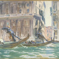On the Canal] Painting by John Singer Sargent