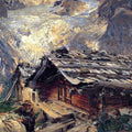 Brenva Glacier Painting by John Singer Sargent